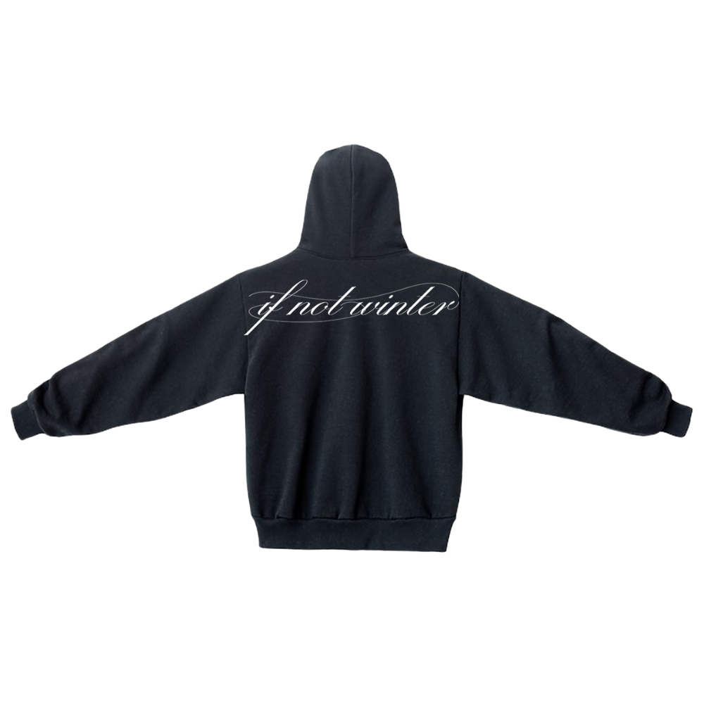 Swan Zip-Up Hoodie back
